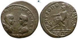 Moesia Inferior. Tomis. Gordian and Tranquillina AD 238-244. Tetrakaihemiassarion Æ