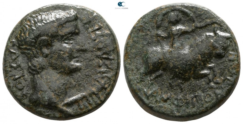 Macedon. Amphipolis. Tiberius AD 14-37. 
Bronze Æ

18mm., 8,58g.

Bare head...