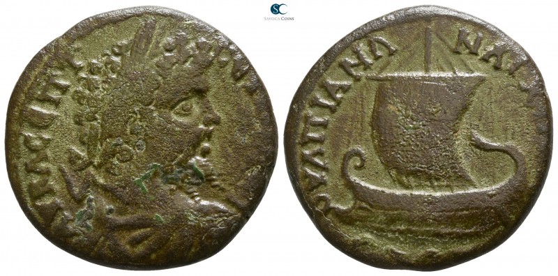 Thrace. Anchialus. Septimius Severus AD 193-211. 
Bronze Æ

24mm., 9,79g.

...