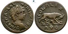 Troas. Alexandreia. Elagabalus AD 218-222. Bronze Æ