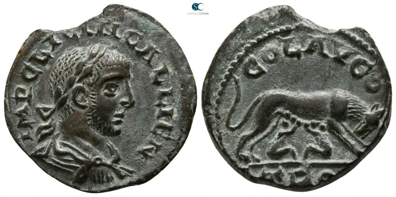 Troas. Alexandreia. Gallienus AD 253-268. 
Bronze Æ

20mm., 5,69g.

IMP C L...