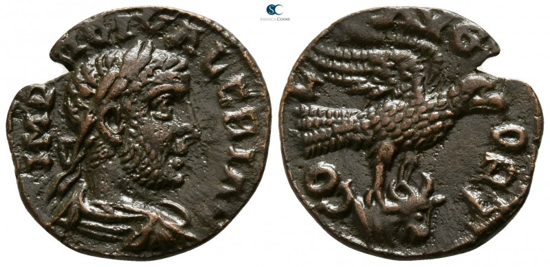 Troas. Alexandreia. Valerian I AD 253-260. 
Bronze Æ

18mm., 4,06g.

Laurea...