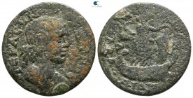 Aiolis. Kyme. Pseudo-autonomous issue . Time of Valerian I and Gallienus, AD 253-260. Bronze Æ