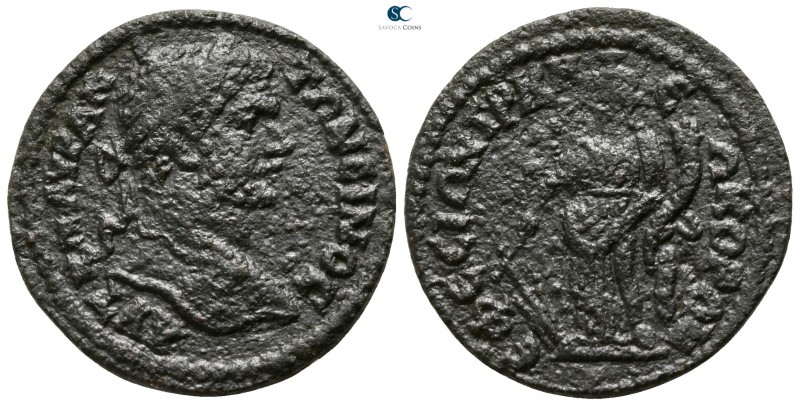 Ionia. Ephesos. Caracalla AD 211-217. 
Bronze Æ

22mm., 5,95g.

AYT K M AYP...