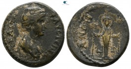 Phrygia. Ankyra . Faustina I, wife of Antoninus Pius AD 141. Bronze Æ