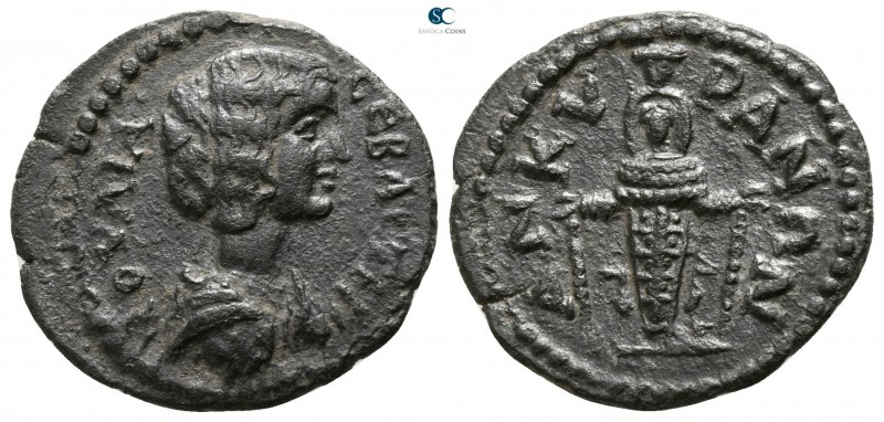 Phrygia. Ankyra . Julia Domna, wife of Septimius Severus AD 193-211. 
Bronze Æ...