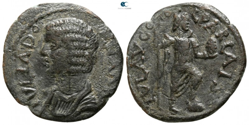 Pisidia. Parlais. Julia Domna AD 193-211. 
Bronze Æ

21mm., 4,89g.

IVLIA D...