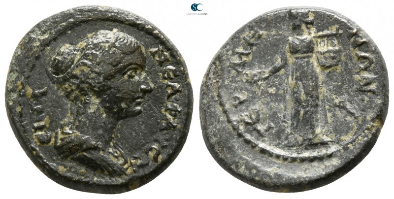 Mysia. Germe. Faustina II AD 147-175. Magistrate Sextus Faustus
Bronze Æ

15m...