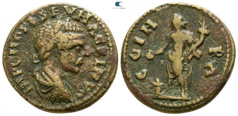 Mysia. Parion. Macrinus AD 217-218. 
Bronze Æ

21mm., 5,69g.

IMP C M OPE S...