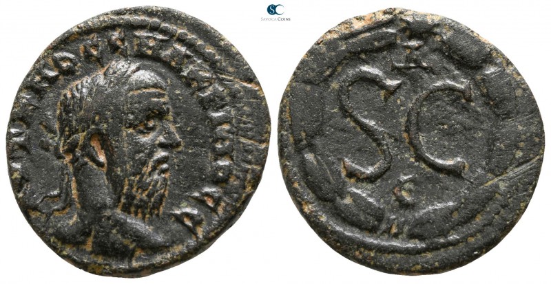 Seleucis and Pieria. Antioch. Macrinus AD 217-218. 
Bronze Æ

19mm., 5,19g.
...