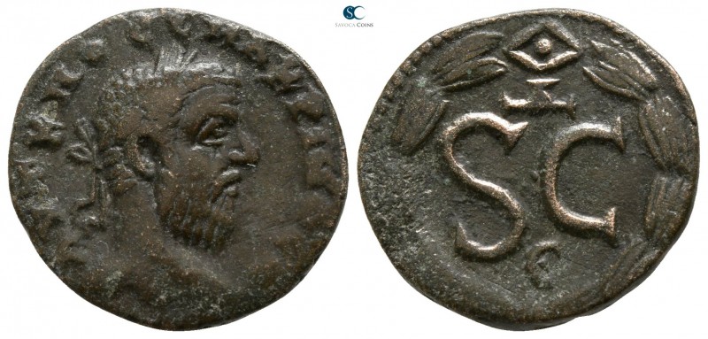 Seleucis and Pieria. Antioch. Macrinus AD 217-218. 
Bronze Æ

18mm., 4,01g.
...