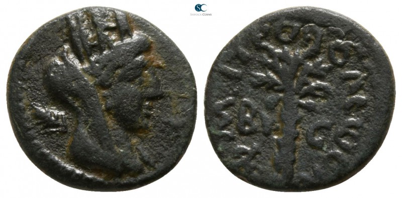 Phoenicia. Tyre. Civic issue circa AD 100. 
Bronze Æ

13mm., 1,97g.

Turret...