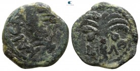 Judaea. Jerusalem. Marcus Ambibulus, under Augustus AD 9-12. Prutah AE