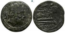 Anonymous 211-208 BC. Uncertain mint in Sicily. Semis Æ