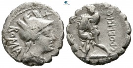 C. Poblicius Qf 80 BC. Rome. Serratus AR