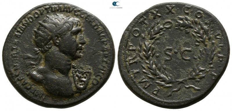 Trajan AD 98-117. Struck in Rome for circulation in the East, AD 116. Rome
Semi...