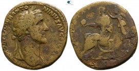 Antoninus Pius AD 138-161. Rome. Sestertius Æ