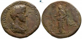 Commodus, as Caesar AD 166-177. Rome. Sestertius Æ