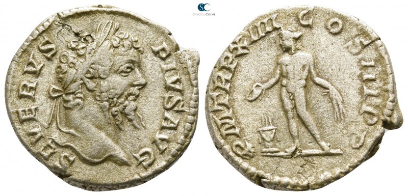 Septimius Severus AD 193-211. Rome
Denarius AR

17mm., 3,10g.

Laureate hea...