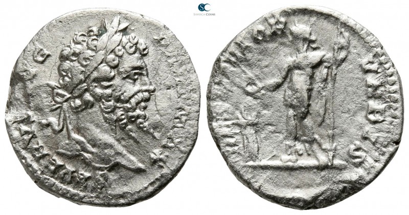 Septimius Severus AD 193-211. Rome
Denarius AR

16mm., 2,65g.

SEVERVS AVG ...