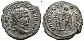 Caracalla AD 211-217. Rome. Denarius AR