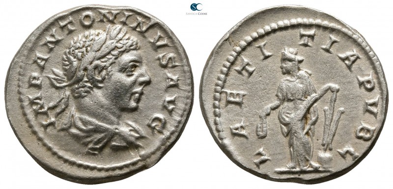 Elagabalus AD 218-222. Rome
Denarius AR

17mm., 3,54g.

IMP ANTONINVS AVG, ...