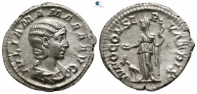 Julia Mamaea AD 225-235. Rome. Denarius Æ