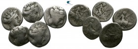 Lot 4 greek silver coins / SOLD AS SEEN, NO RETURN!