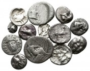 Lot of 13 greek silver coins / SOLD AS SEEN, NO RETURN!