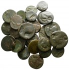 Lot of ca. 30 roman provincial countermarked coins / SOLD AS SEEN, NO RETURN!