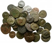 Lot of ca. 46 roman provincial bronze coins / SOLD AS SEEN, NO RETURN!