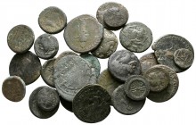 Lot of ca. 27 roman provincial bronze coins / SOLD AS SEEN, NO RETURN!