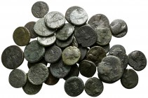 Lot of ca. 43 roman provincial bronze coins / SOLD AS SEEN, NO RETURN!