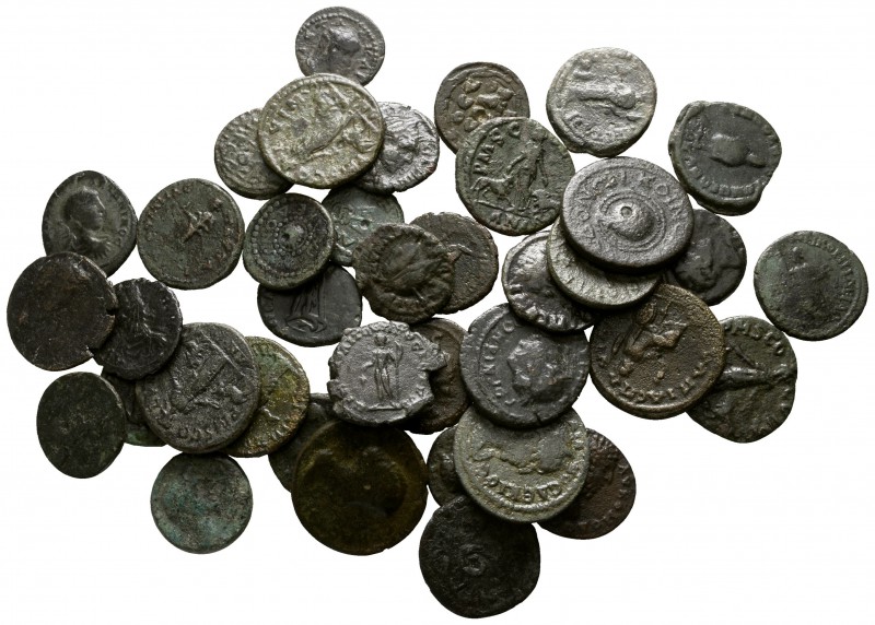 Lot of ca. 40 roman provincial bronze coins / SOLD AS SEEN, NO RETURN!

very f...
