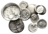 Lot of ca. 10 ancient silver coins / SOLD AS SEEN, NO RETURN!