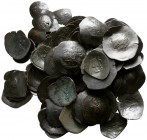 Lot of ca. 80 byzantine skyphate coins / SOLD AS SEEN, NO RETURN!