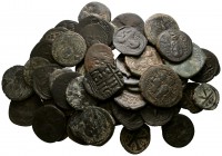 Lot of ca. 50 byzantine bronze coins / SOLD AS SEEN, NO RETURN!
