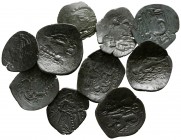 Lot of ca. 10 palaeologian skyphate coins / SOLD AS SEEN, NO RETURN!