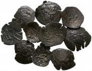 Lot of 10 palaeologian skyphate coins / SOLD AS SEEN, NO RETURN!