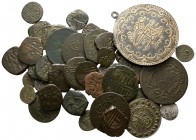 Lot of ca. 47 islamic bronze coins / SOLD AS SEEN, NO RETURN!