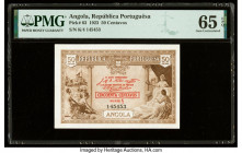 Angola Republica Portuguesa 50 Centavos 1923 Pick 63 PMG Gem Uncirculated 65 EPQ. 

HID09801242017

© 2022 Heritage Auctions | All Rights Reserved