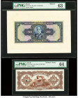 Brazil Thesouro Nacional 20 Mil Reis ND (1931) Pick 48p; 48pe Proof; Printer's Essay PMG Choice Uncirculated 63; Choice Uncirculated 64. One POC is pr...