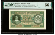 Bulgaria Bulgaria National Bank 250 Leva 1943 Pick 65a PMG Gem Uncirculated 66 EPQ. 

HID09801242017

© 2022 Heritage Auctions | All Rights Reserved