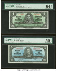 Canada Bank of Canada $1; $5 2.1.1937 BC-21d; BC-23b Two Examples PMG Choice Uncirculated 64 EPQ; About Uncirculated 50 EPQ. 

HID09801242017

© 2022 ...