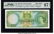 Fiji Government of Fiji 1 Pound 1.12.1961 Pick 53ds Specimen PMG Superb Gem Unc 67 EPQ. 

HID09801242017

© 2022 Heritage Auctions | All Rights Reserv...