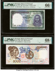 Portugal Banco de Portugal 20; 2000 Escudos 26.7.1960; 23.5.1991 Pick 163; 186a Two Examples PMG Gem Uncirculated 66 EPQ; Superb Gem Unc 68 EPQ. 

HID...