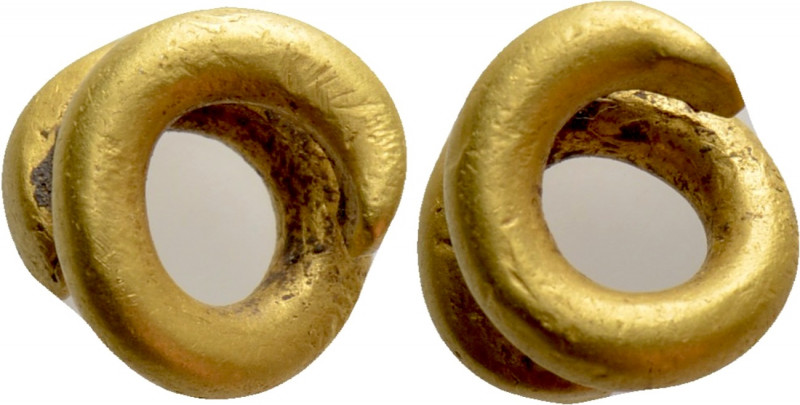 CELTS. GOLD Ring Money (Circa 1150-750 BC). 

Obv: .
Rev: .

Cf. Van Arsdel...