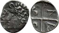 WESTERN EUROPE. Southern Gaul. Allobroges. Hemiobol (Circa 61-43 BC). Imitating Massalia