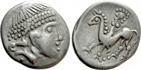EASTERN EUROPE. Imitations of Philip II of Macedon (2nd-1st centuries BC). Tetradrachm. "Velemer ohne Gesichtsrand" type