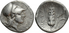LUCANIA. Metapontion. Diobol (Circa 325-275 BC)